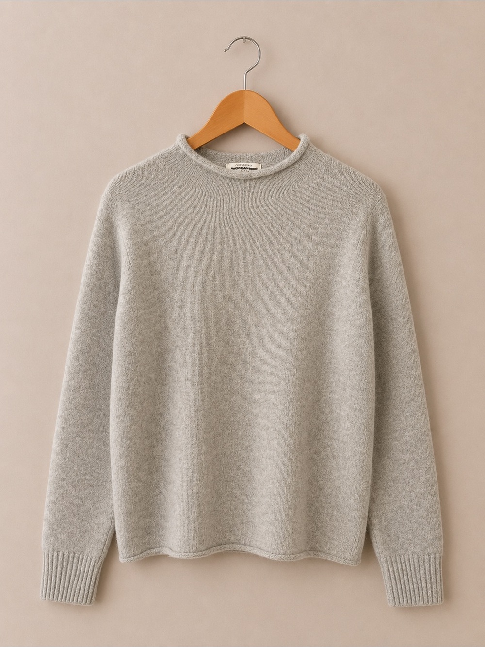 Light Grey Cozy Turtleneck Sweater
